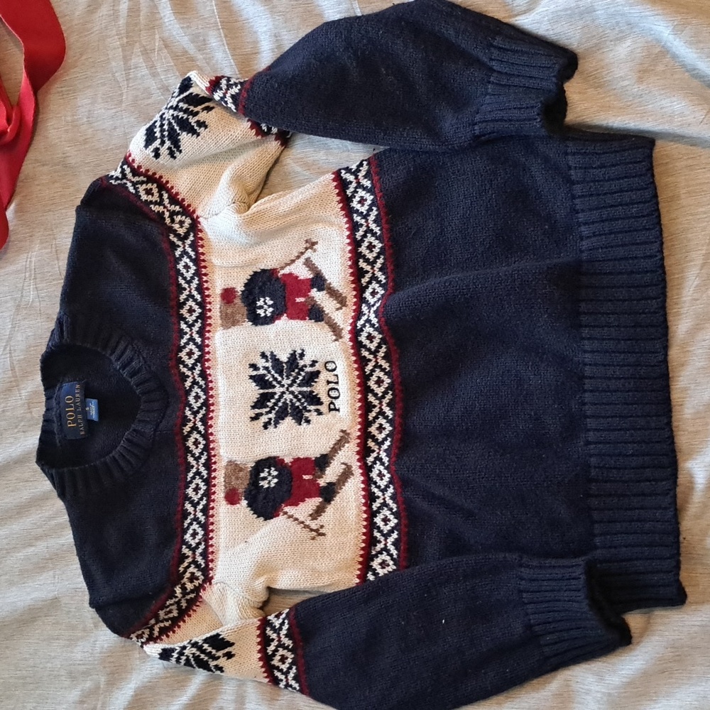 EUC Ralph Lauren Polo Boys Winter Sweater